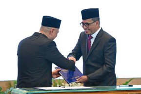 Terima Tongkat Komando, Menhub Dudy Purwagandhi Siap Lanjutkan Estafet Pemerintahan