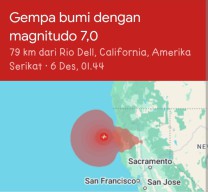 Gempa Guncang California, Sempat Picu Peringatan Tsunami