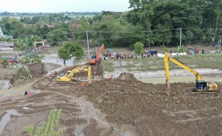 Penanganan Banjir Demak, Pemerintah Perbaiki Dua Titik Tanggul Jebol Sungai Tuntang