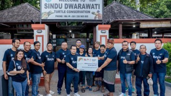 Bank Mandiri Taspen Dukung Konservasi Penyu di Denpasar