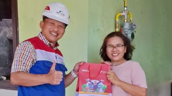 171 Rumah di Rosinton Raya Batam Kini Dialiri Gas Bumi