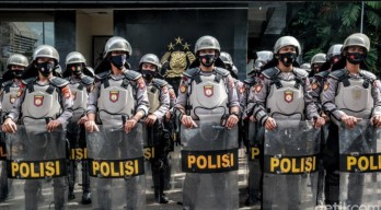 Amankan Demo Ojol, Sebanyak 2.554 Personel Gabungan Polisi Dikerahkan