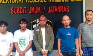 Lima Anggota Trinusa Peras Pedagang SGC Ditangkap Polisi