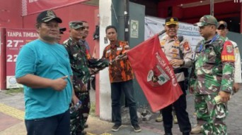 Operasi Brantas Jaya, Polres Metro Jakbar Tertibkan 109 Bendera Ormas