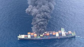 Meledak di Perairan India, Empat Kru Kapal Kargo WAN HAI 503 Berbendera Singapura Masih Hilang