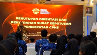 Menteri Karding Tekankan Fokus PROTEKSI bagi 301 PNS Baru P2MI
