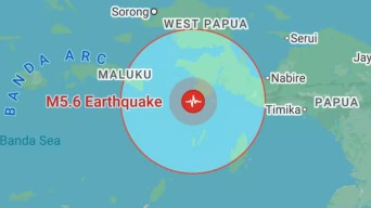 Dini Hari, Gempa 5,6 Magnitudo Guncang Fakfak