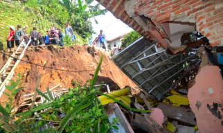 Gerakan Tanah di Brebes, 201 Warga Mengungsi dan Puluhan Rumah Rusak Berat