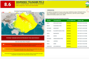 SAR Manado Imbau Warga Talaud Tetap Tenang Usai Gempa Besar Rusia