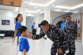 Danpuspomal Melepas Atlet Taekwondo TNI AL, Ikuti Kejuaraan Panglima TNI Cup Mandiri Series International Taekwondo Championship 2025