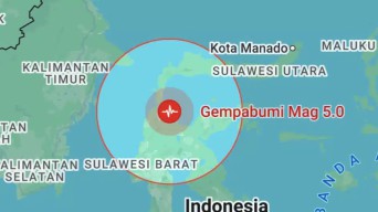 Pagi-Pagi Digoyang Gempa M 5, Warga Palu Berhamburan Keluar Rumah