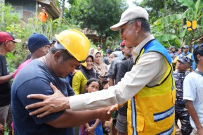 Pemerintah - BNPB Kaji Kondisi Tanah Lereng, Usul Buat Sistem Drainase