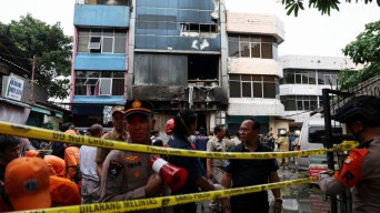 Pemprov DKI Tanggung Seluruh Biaya Korban Kebakaran Ruko Terra Drone