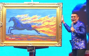 Fantastis, Lukisan Kuda Karya SBY Tembus Rp6,5 Miliar di Lelang PD