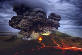 Gunung Ibu di Halbar Kembali Erupsi, Masuk Level Waspada