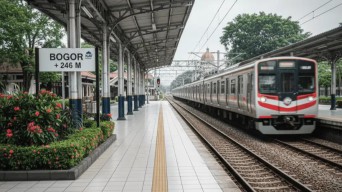 Stasiun Bogor Tutup Peron 6, 7, 8