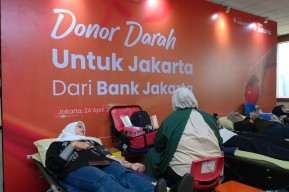Disambut Antusiasme, Bank Jakarta Gandeng PWI Jaya dan PMI Gelar Donor Darah