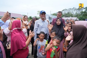 Menteri PU Tinjau Kesiapan Rumah Hunian Aceh Tamiang