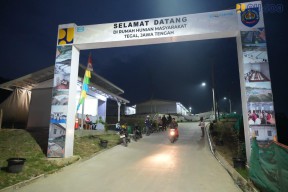 Huntara Ini Menampung Korban Bencana Tanah Bergerak