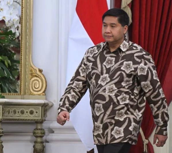 Menteri Perumahan dan Kawasan Permukiman Maruarar Sirait ketika dipanggil ke Istana Negara. (DOK WARTALENTERA)