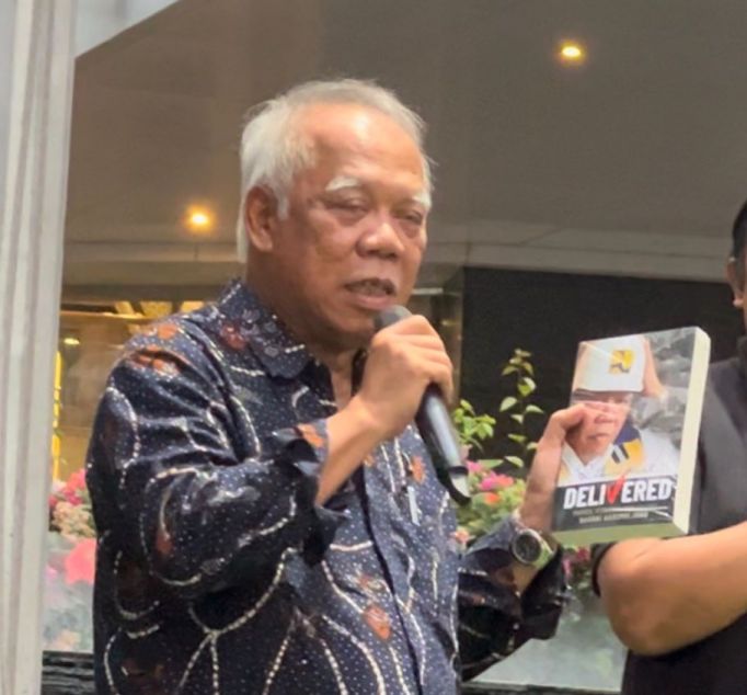 Menteri PUPR Basuki Hadimuljono menyampaikan permintaan maafnya kepada puluhan jurnalis yang biasa meliput tentang infrastruktur. VITA/ WARTALENTERA