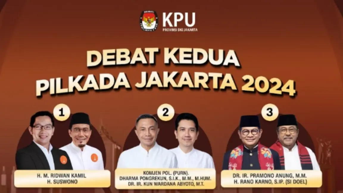 Siap Ikuti Debat Ke-dua, Para Calon Pilgub Jakarta Tiba di Beach City Hotel