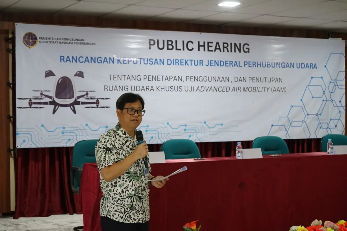 Kemenhub Uji Publik Peraturan terkait Juknis Penetapan Ruang Udara Khusus untuk Uji Drone