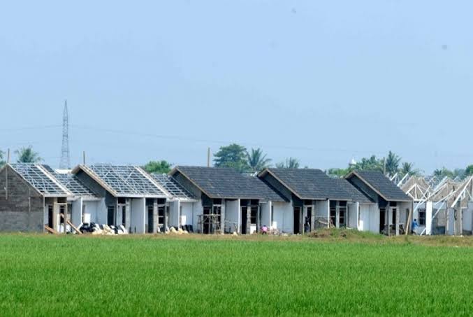 Tampak beberapa rumah Masyarakat Berpenghasilan Rendah (MBR). (Vita Kartono)