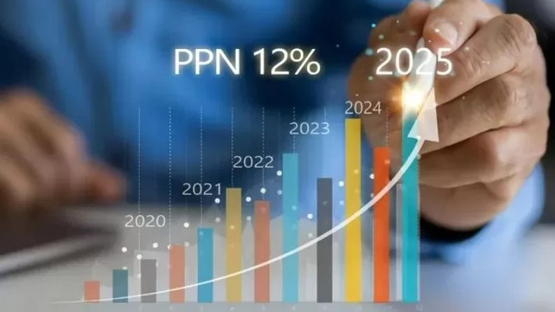 Tarif PPN 12 persen resmi diberlakukan mulai 1 Januari 2025. (Foto: Ilustrasi/Jawapos)