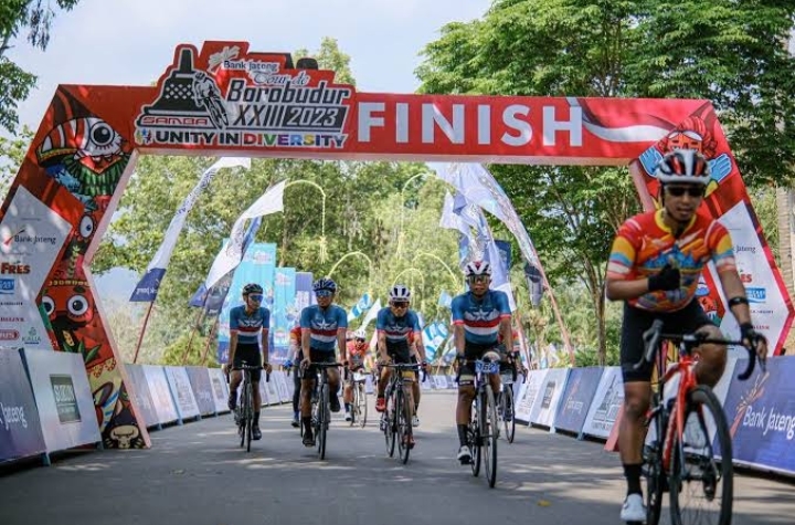 Peserta Tour de Borobudur 2023 (dok.RRI)