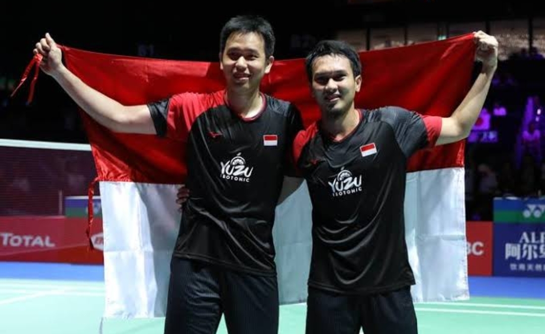 Pebulu tangkis ganda putra Indonesia, Hendra Setiawan/Mohammad Ahsan yang dijuluki The Daddies memutuskan gantung raket. (dok.PBSI)