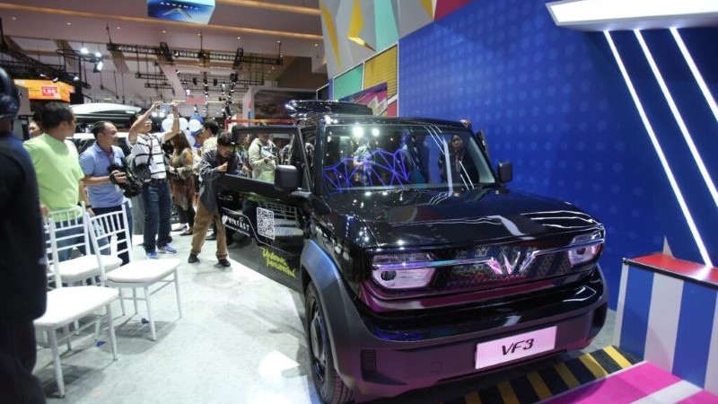 Mobil listrik asal Vietnam, Vinfast VF3 menjadi salah satu produk baru yang diluncurkan di Indonesia International Motor Show (IIMS) 2025 yang akan berlangsung mulai 13-23 Februari 2025 di JIExpo Kemayoran, Jakarta. (Foto: Istimewa)