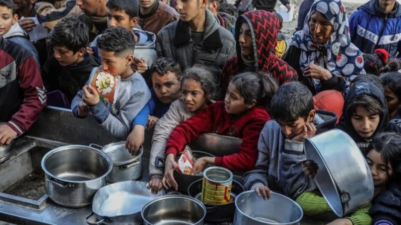 Puluhan ribu anak di jalur Gaza menghadapi ancaman kematian akibat kelaparan dan malnutrisi. (Foto: IST)