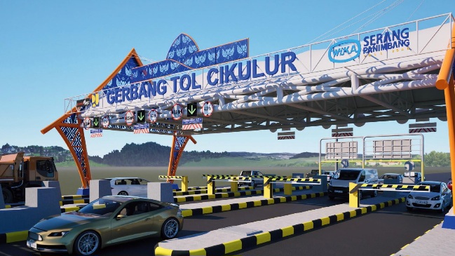 Ilustrasi Gerbang Tol Cikulur. (Foto: Wika Serpan for Warta Lentera)