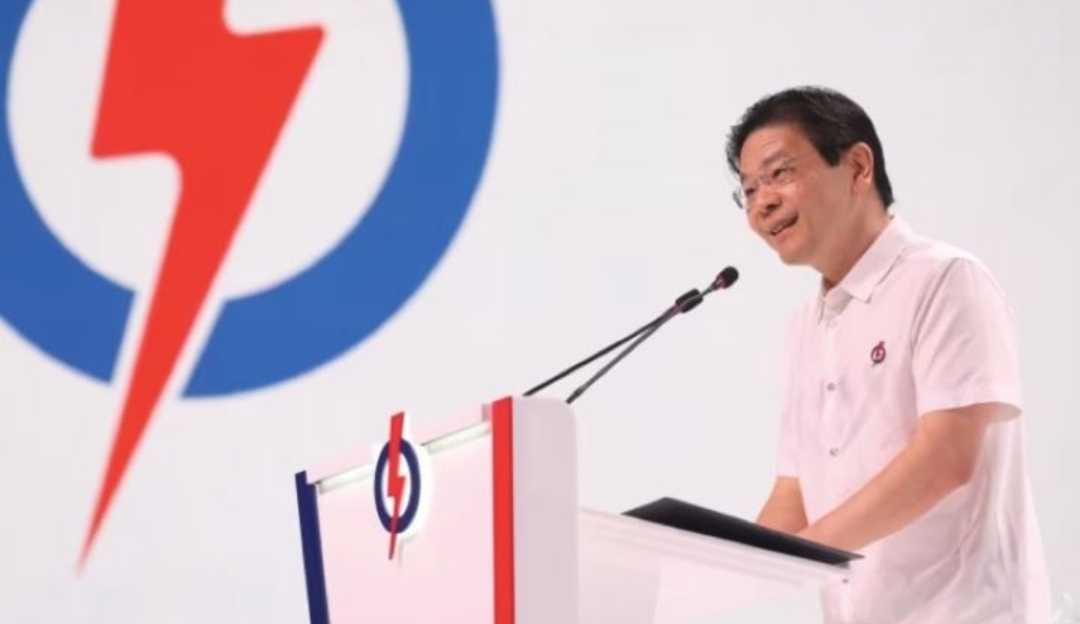 PM Singapura Lawrence Wong kembali terpilih dalam Pemilu Singapura. (CNA)