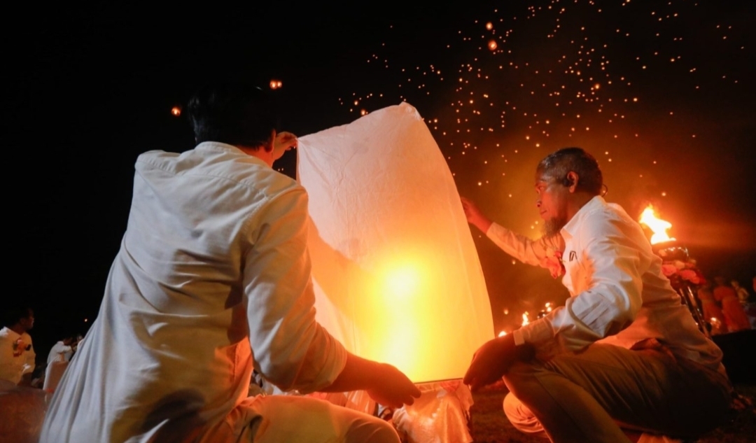 Festival Lampion yang digelar setiap tahun untuk memperingati Hari Raya Waisak Nasional 2569 BE. (Istimewa)