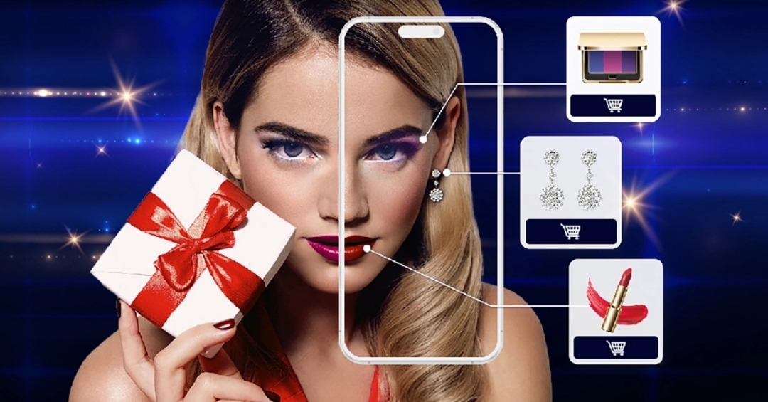 Pengalaman belanja produk kecantikan dengan konsep virtual try-on. (dok.perfect corp)
