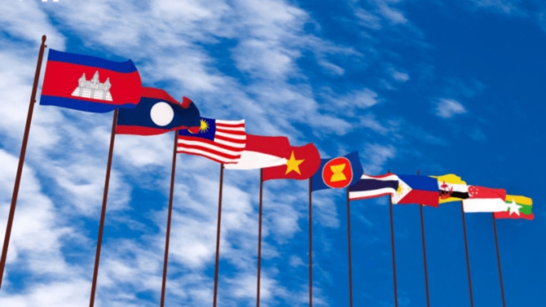 Bendera negara-negara ASEAN. (Ilustrasi). 