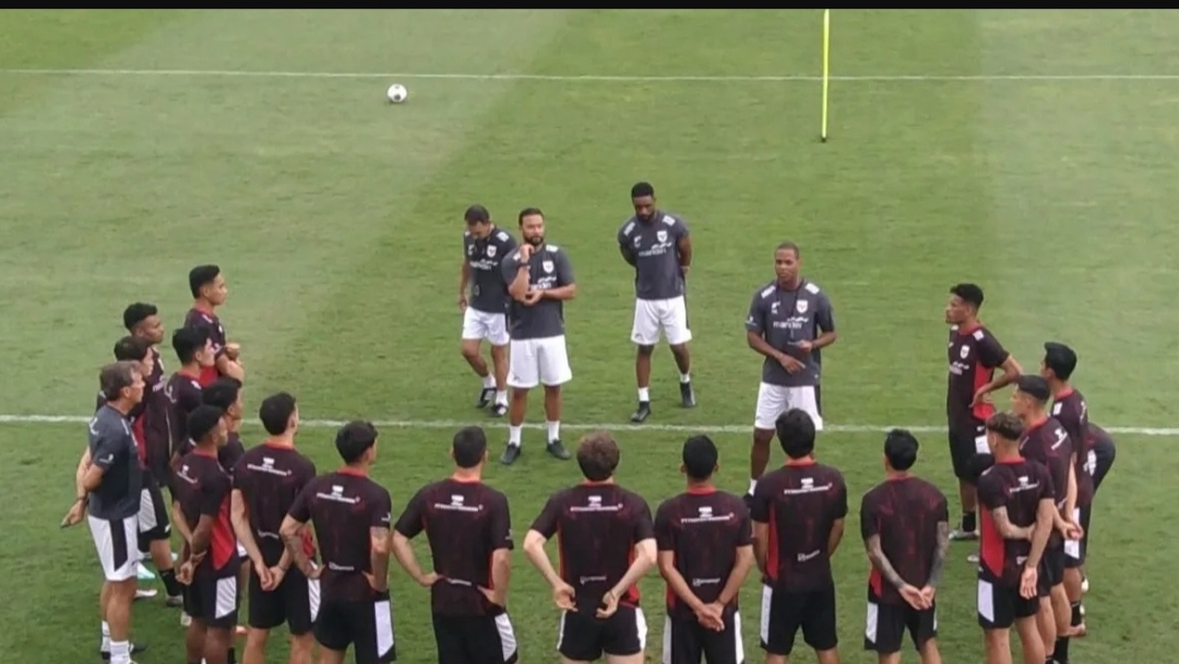 Timnas Indonesia sudah mulai melakukan pemusatan latihan di Bali, jelang laga kontra China dan Jepang. (PSSI) 
