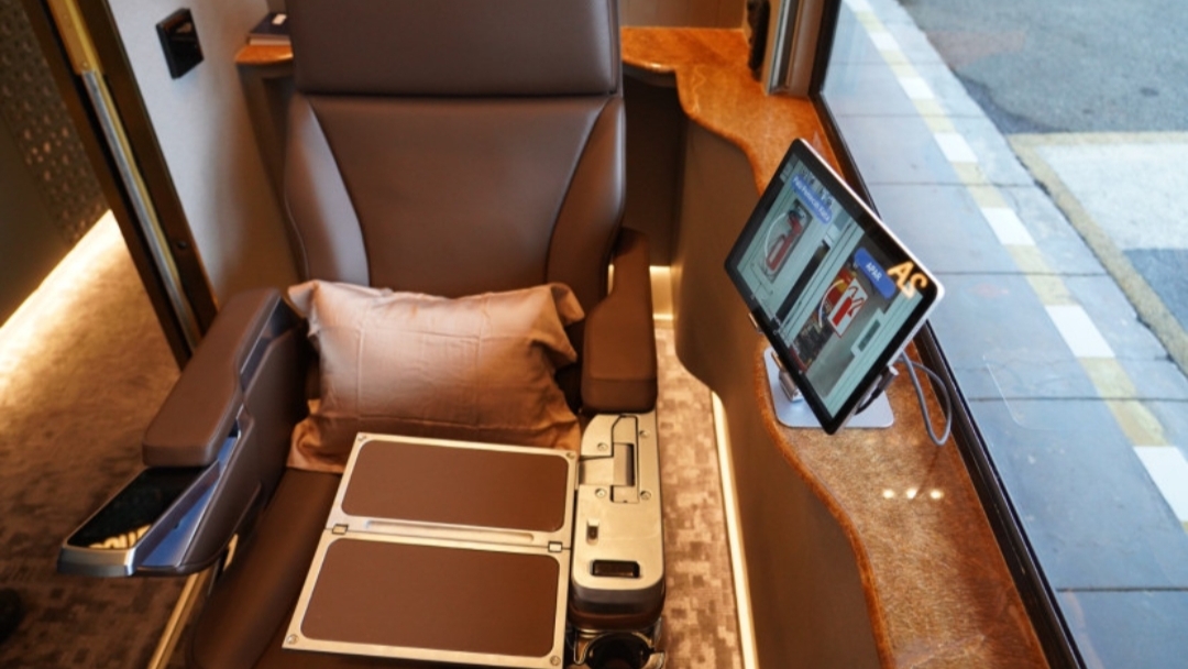 Interior kabin kereta Compartment Suite. (dok.Humas PT KAI) 
