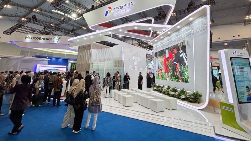 Suasana booth Pertamina Hulu Energi di IPA Convex 2025. (Foto: dok.PHR)