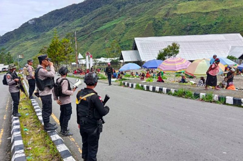 Anggota Polres Puncak Jaya (Dok. Antara)
