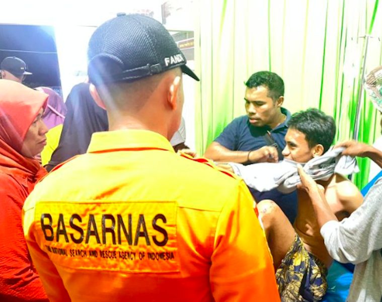 Remaja hilang di Gunung Gamalama ditemukan selamat bernama Muhamamad Syahril Polanunu. (Dok. Antara).