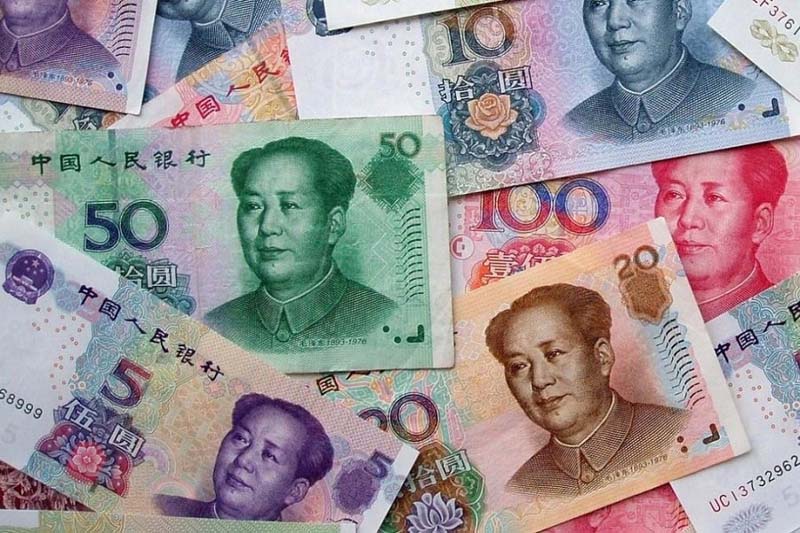 Mata uang China. (Ilustrasi)