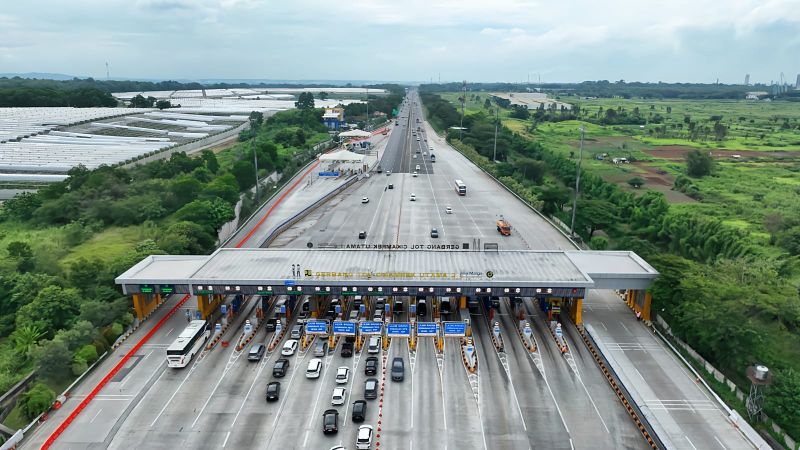 Ilustrasi: Gerbang Tol CIkampek (Foto: dok. Jasamarga)