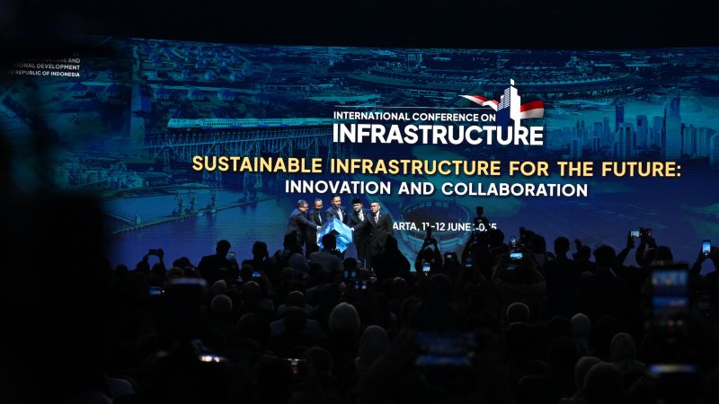 Forum International Conference on Infrastructure (ICI) 2025 yang diselenggarakan oleh Kementerian Koordinator Infrastruktur dan Pembangunan Kewilayahan di Jakarta, 11-12 Juni 2025. (Foto: dok. Kemenhub)