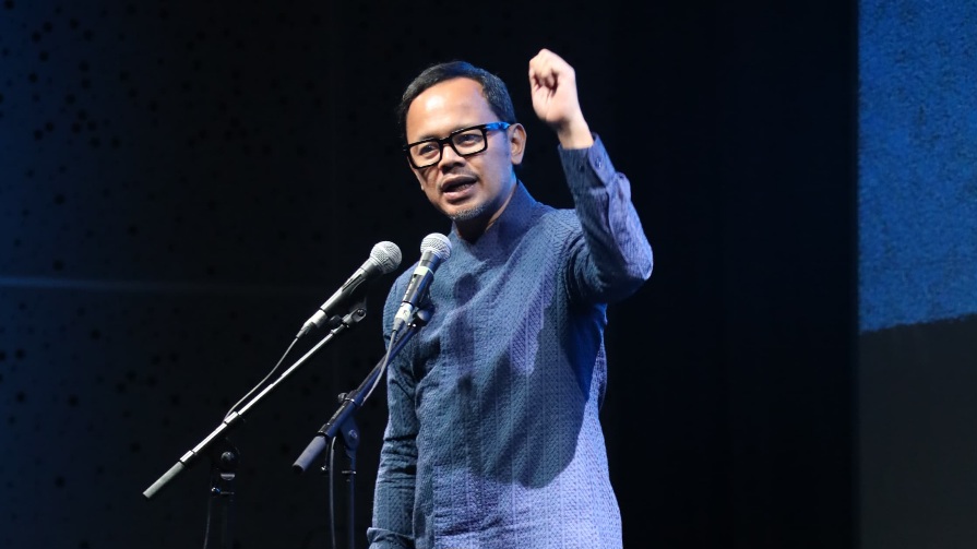 Wamendagri Bima Arya Sugiarto dalam acara peluncuran GREAT Institute di Jakarta, Selasa (3/6/2025). (Foto: Puspen Kemendagri)
