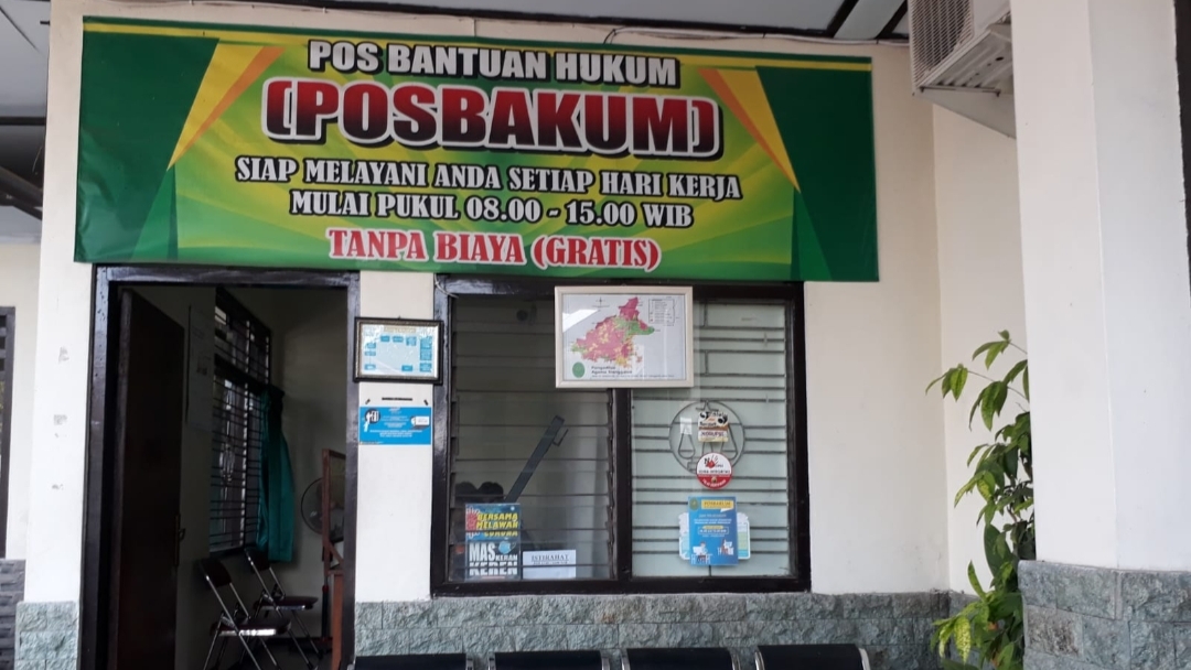 Posbakum di PA Trenggalek. (dok.PA Trenggalek)