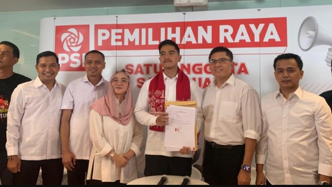 Kaesang Pangarep mendaftarkan diri secara resmi sebagai calon ketua umum PSI, Sabtu (21/6/2025). (Istimewa)