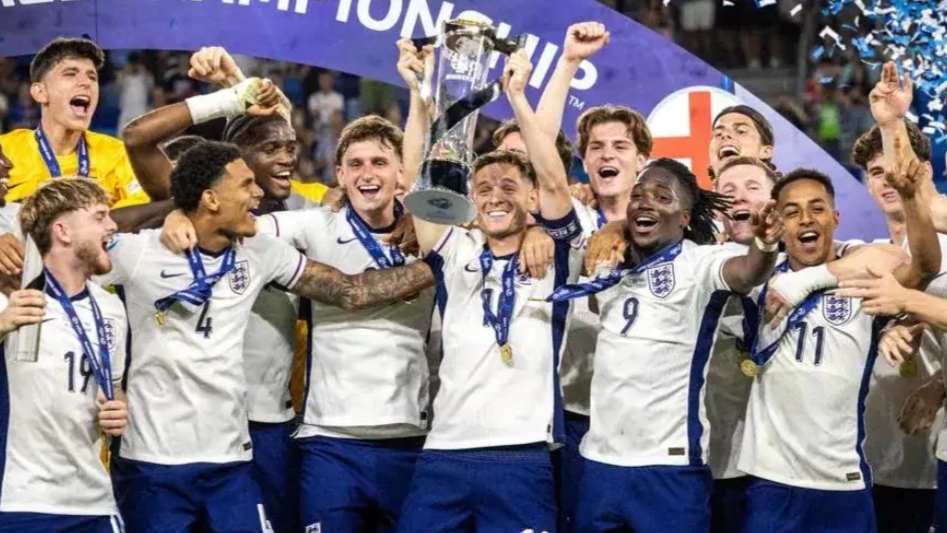 Inggris sandang jawara di Kejuaraan Eropa U-21 UEFA usai mengalahkan Jerman, Minggu (29/6/2025). (Media Officer UEFA)